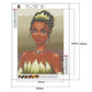 diy full drill tiana princess cross stitch diamond embroidery size
