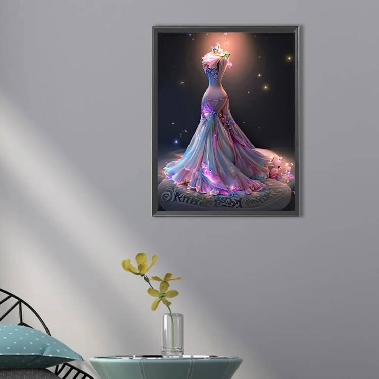 diy grace wedding dress diamond art kit