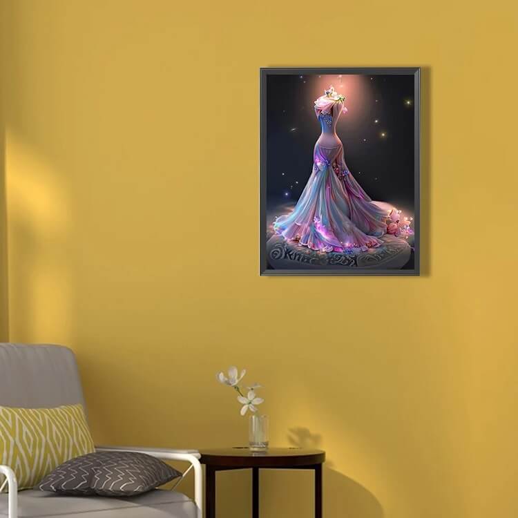 diy grace wedding dress diamond art