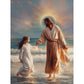 5D DIY Religion Diamond Painting Kit - Full Round / Square - Jesus C