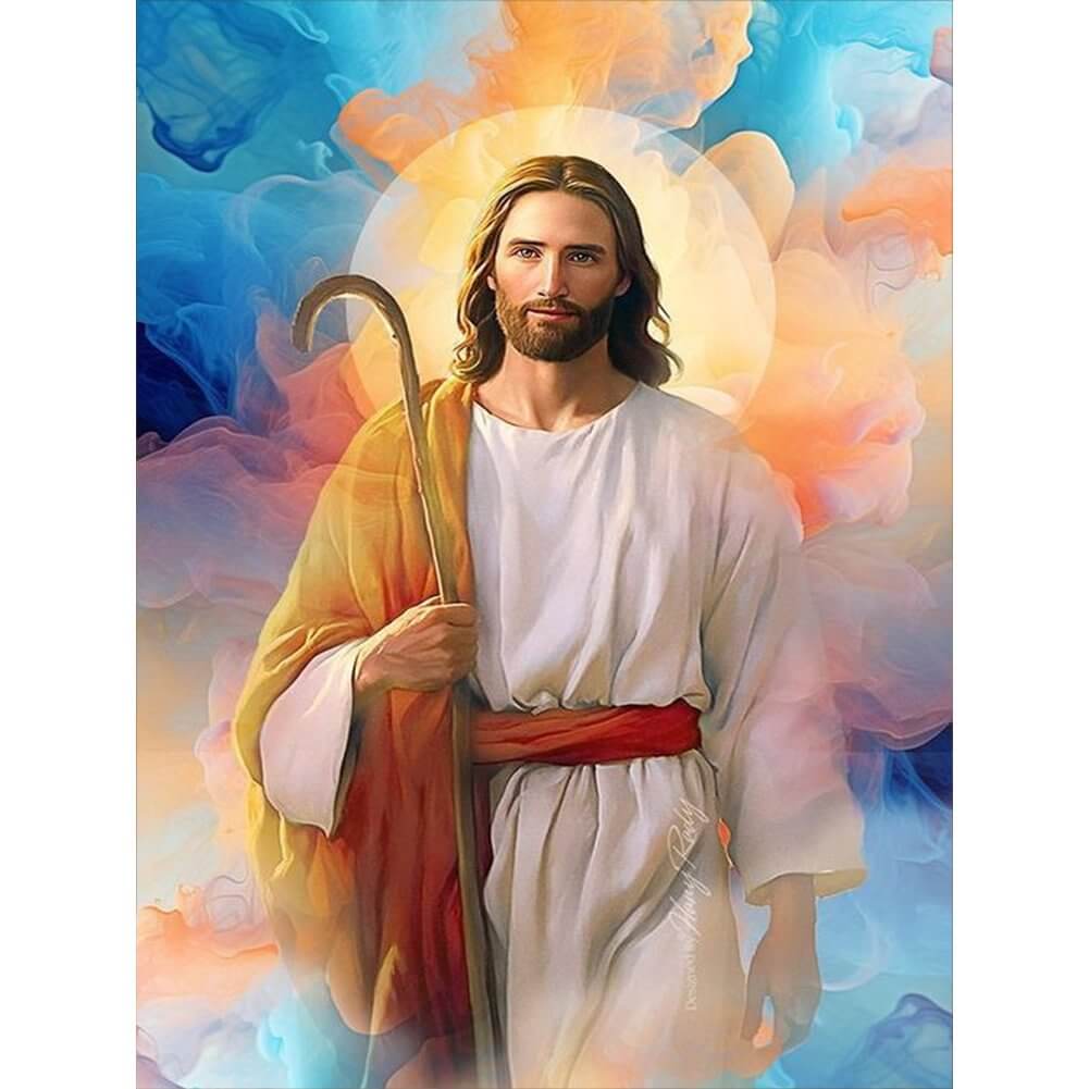 5D DIY Religion Diamond Painting Kit - Full Round / Square - Jesus B
