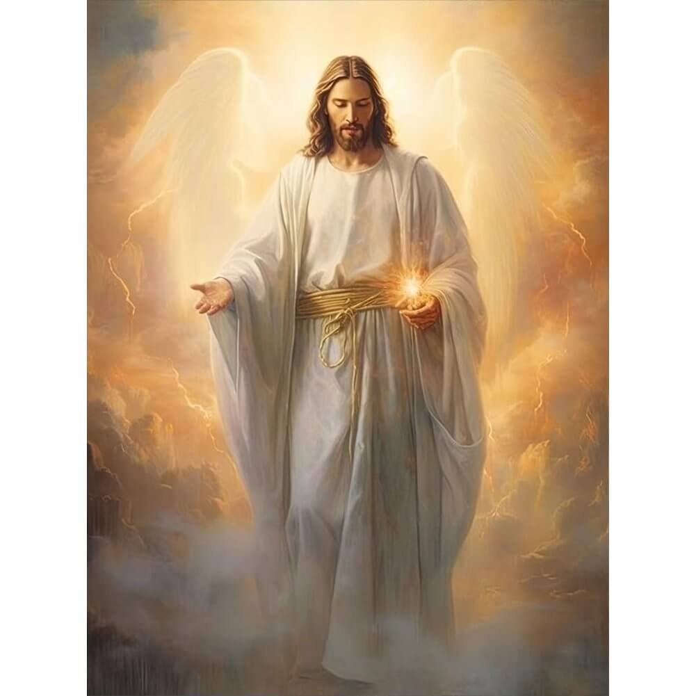 5D DIY Religion Diamond Painting Kit - Full Round / Square - Jesus D