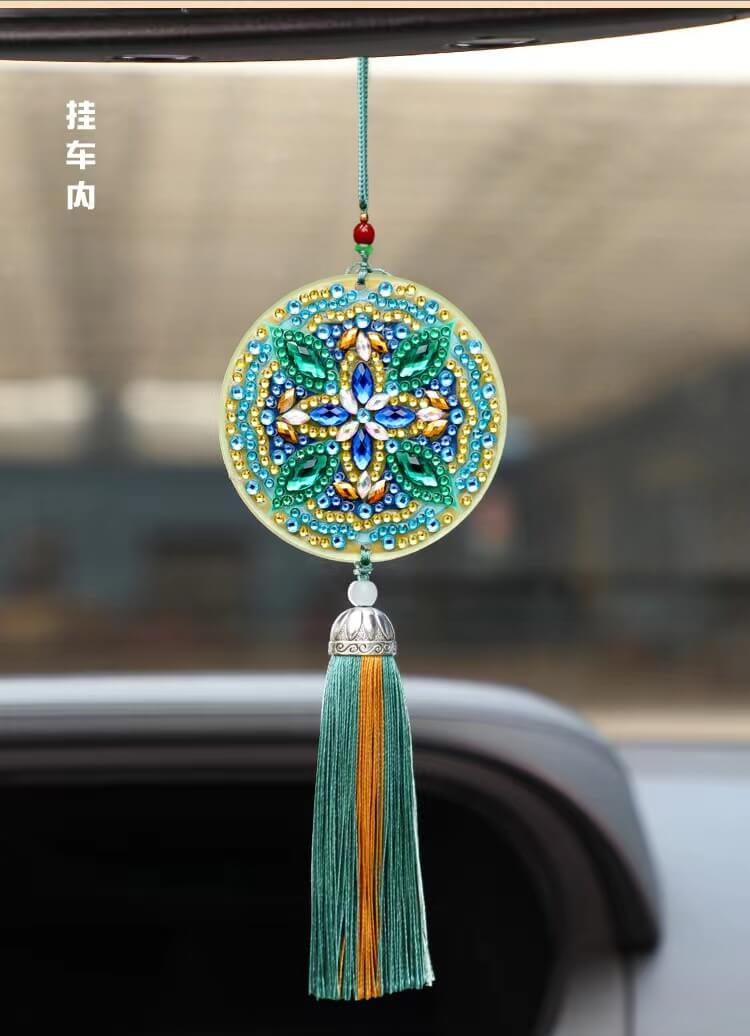 DIY Special Shaped Diamond Painting Lucky Hanging Pendant With Tassel
