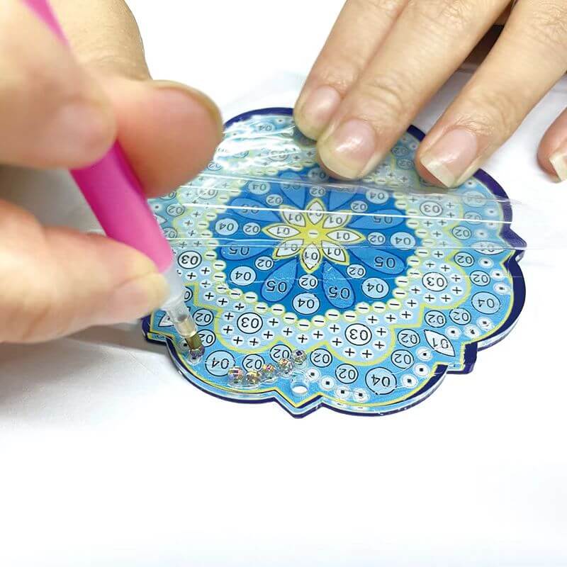 DIY Special Shaped Diamond Painting Lucky Hanging Pendant With Tassel