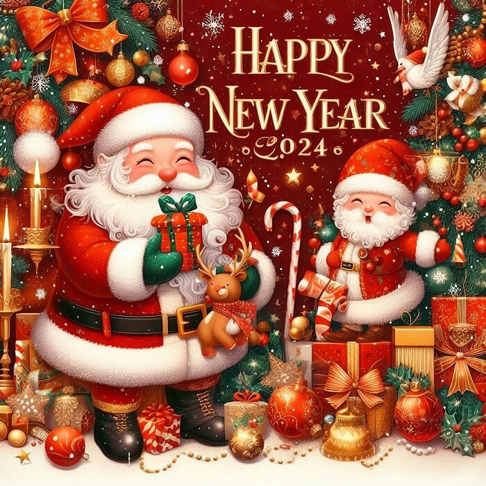 5D DIY Diamond Painting Kit - Full Round / Square - Santa Claus H