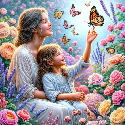 Mothers And Baby Diamond Painting