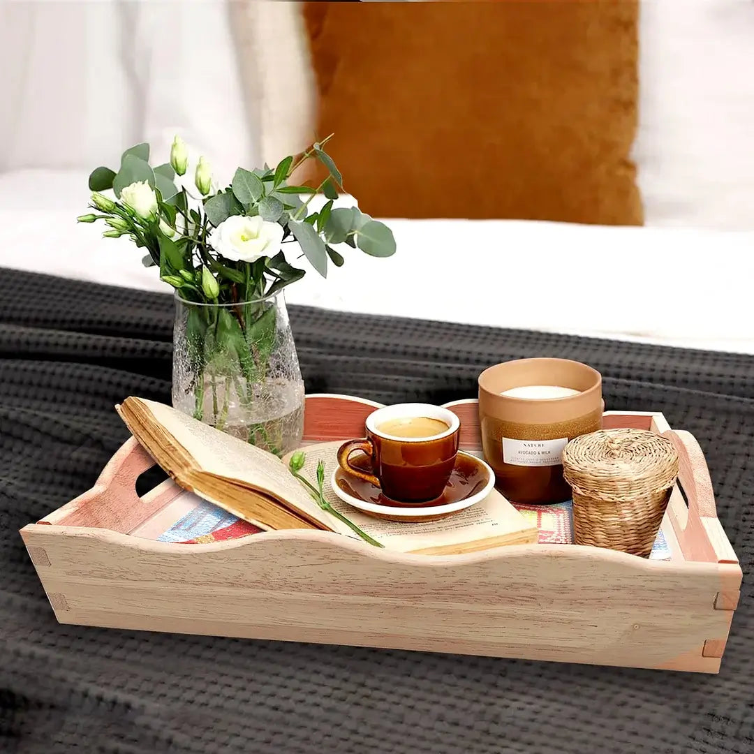 Snow Train DIY Diamond Painting Decor Wooden Food Tray Kit