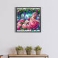 diy woman in garden diamond art