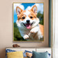 happy dog full drill diamond painting
