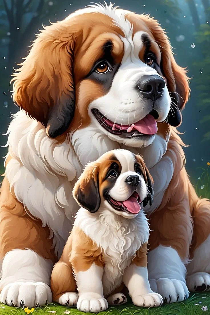 Dogs 5D DIY Diamond Painting