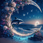 Dolphin Moon 5D DIY Diamond Painting
