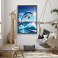Jumping Dolphin Paint By Number Oil Painting