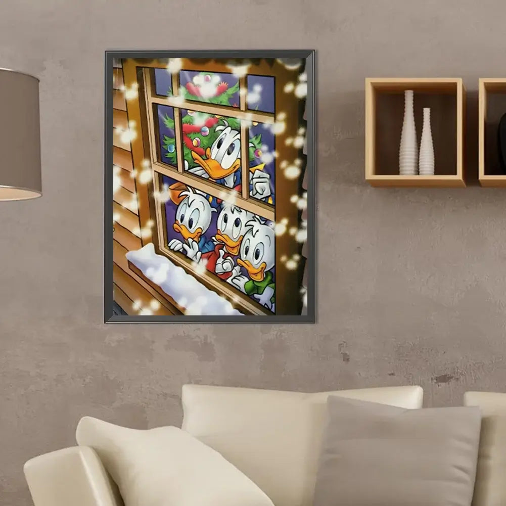 Donald Duck Snow Day 5D DIY Diamond Painting