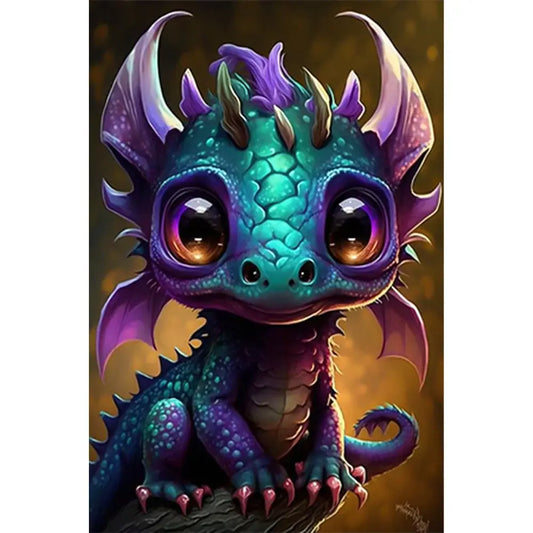 5D DIY Diamond Painting - Full Round / Square - Dragon B