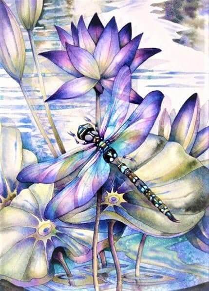 Dragonfly Tracey Richter 5D DIY Diamond Painting