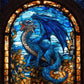 5D DIY Diamond Painting Kit - Full Round / Square - Dragon In Murals B