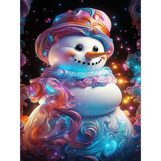 Diamond Painting Kit - Full Round / Square - Dream Snowman