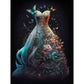 dream wedding dress full drill diamond painting kit