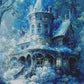 dreamlike castle diamond painting kit