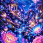 DIY Landscape Diamond Painting Kit - Full Round / Square - Dreamlike Garden At Night