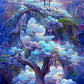 dreamlike life tree diamond painting