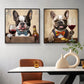 5D DIY Diamond painting - Full Round / Square - Dog & Wine