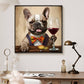 5D DIY Diamond painting kit Dog & Wine