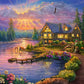 Diamond Painting - Full Round / Square - Rural At Dusk