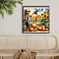 Diamond Painting - Full Round / Square - Autumn Scarecrow And Sunflower
