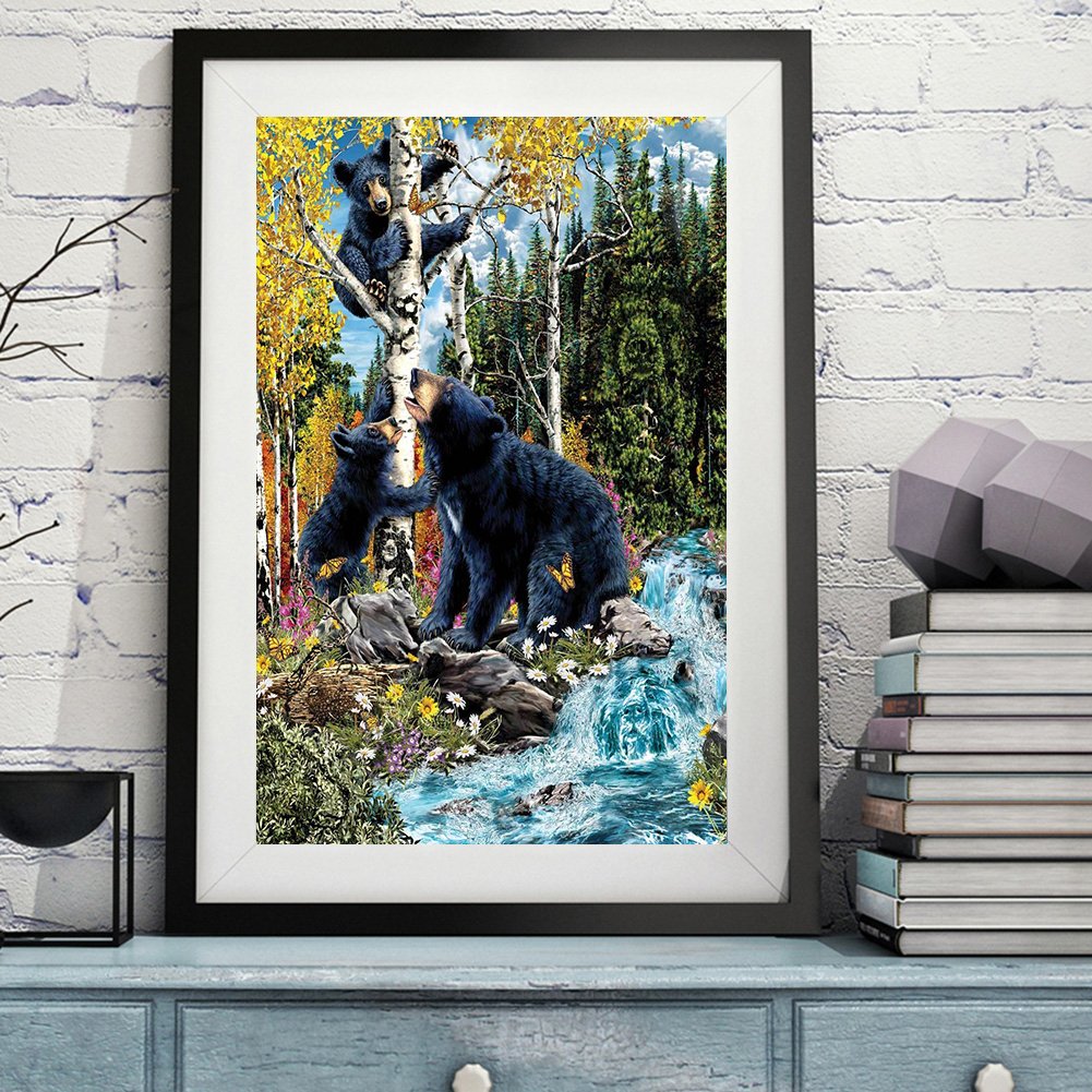 Diamond Painting - Full Round - Bears