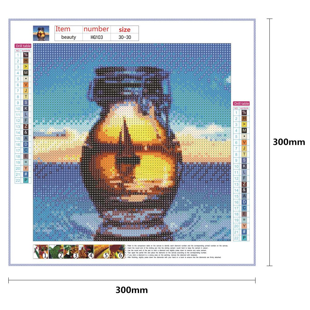 Diamond Painting - Full Round - Bottle Ship Scene