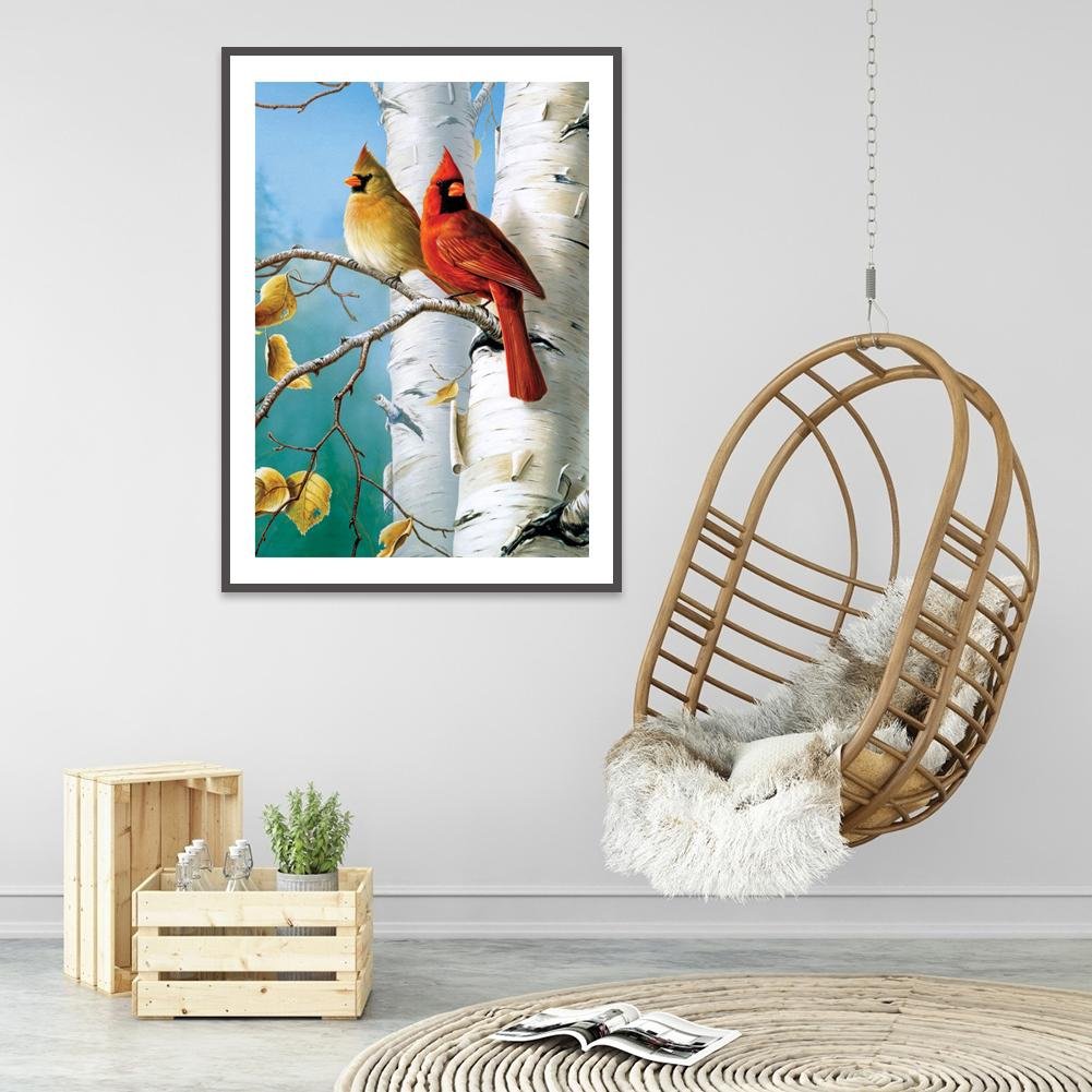 Diamond Painting - Full Round - Birds A