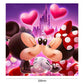 Mickey & Minnie Mouse Falling Love Diamond Painting Size
