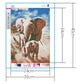 African elephant Full Square 5d Diamond embroidery