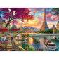 5D Diy Diamond Painting Kit Full Round Beads Eiffel Tower