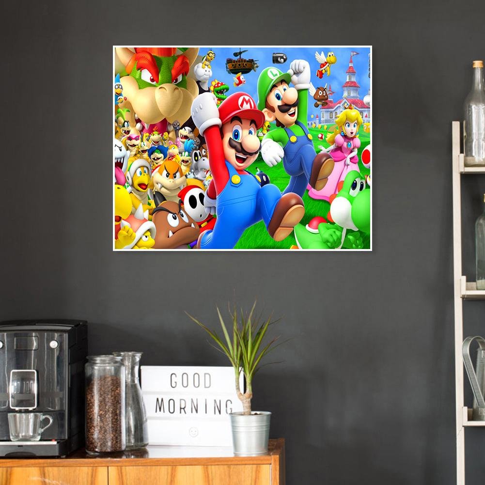 Diamond Painting - Full Round - Super Mario C