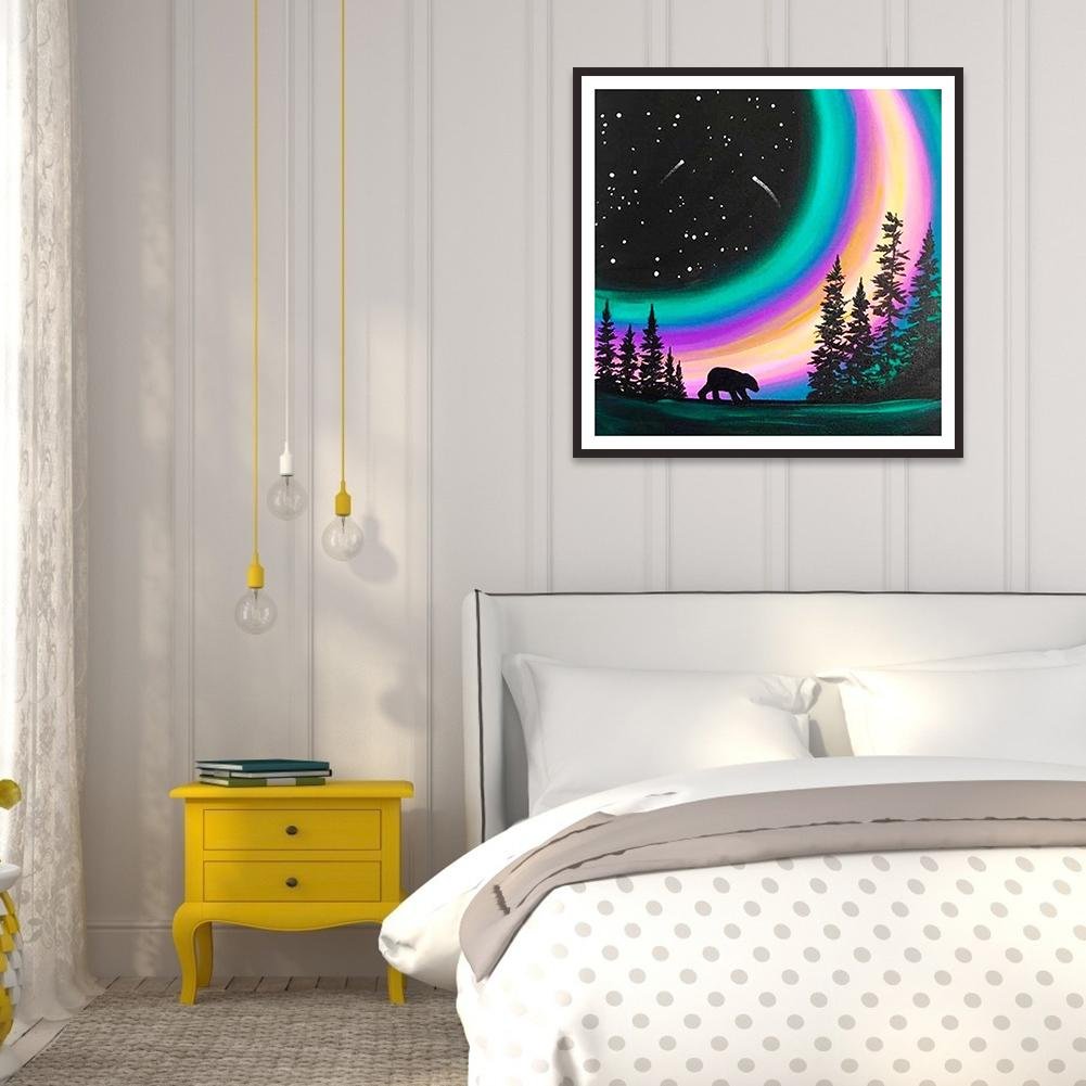 Diamond Painting - Full Round - Rainbow Aurora