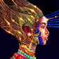 African Women Full Round diamond embroide