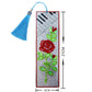 DIY Diamond Painting Bookmark with Tassel Red Rose