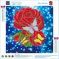 Diamond Painting - Partial Round - Red Rose 2