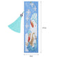 DIY Special Shaped Diamond Painting Creative Leather Bookmarks with Tassel