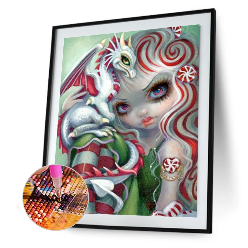 Diamond Painting - Full Round - Cartoon Big Eyes A