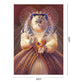 Painting By Numbers Kit DIY Lady Cat Mouse Hand Painted Canvas Oil Art Picture
