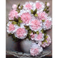 5D Diy Diamond Painting Kit Full Round Beads Pink Flower