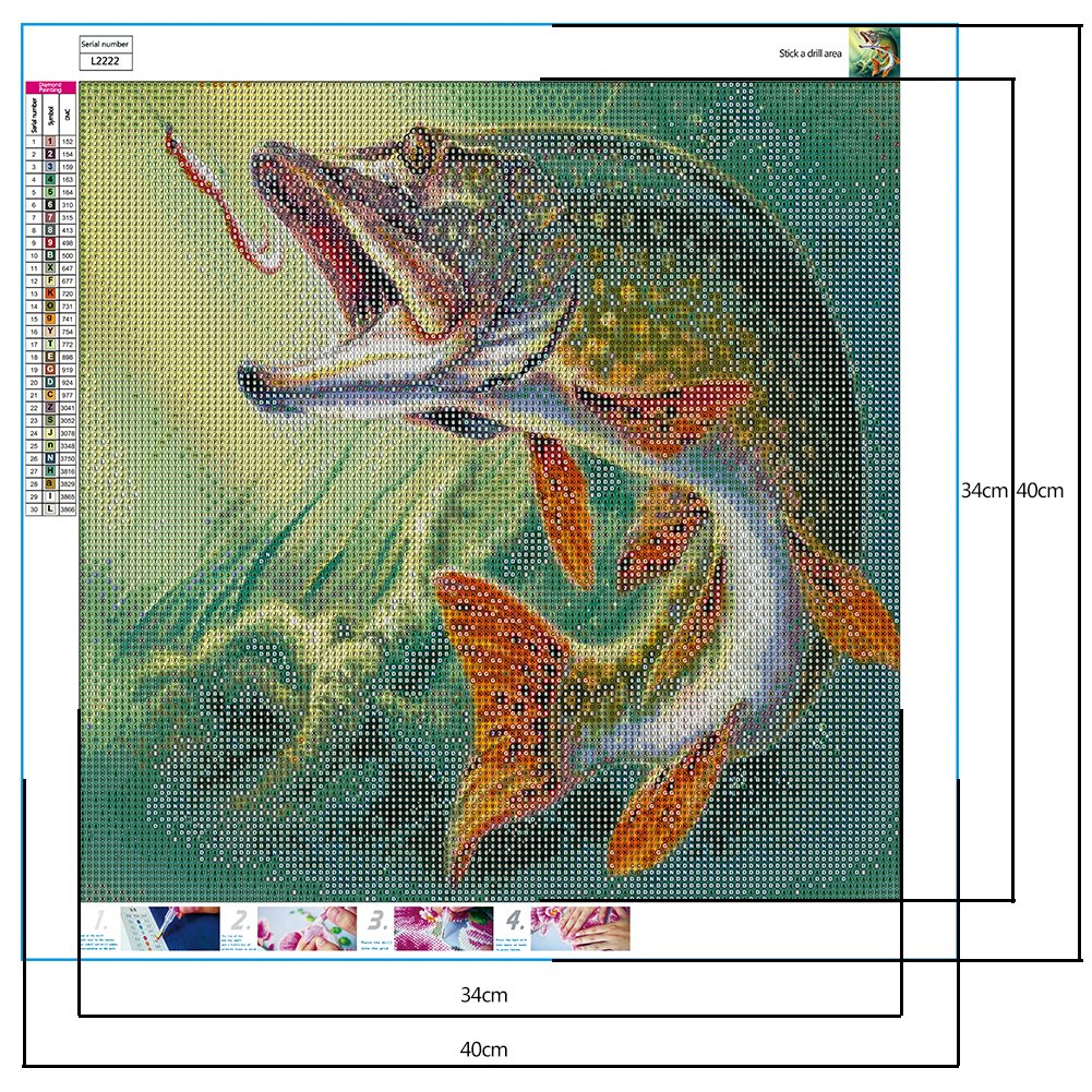 Diamond Painting - Full Round - Fish z3248