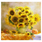 11ct Stamped Cross Stitch Sunflowers(50*50cm)