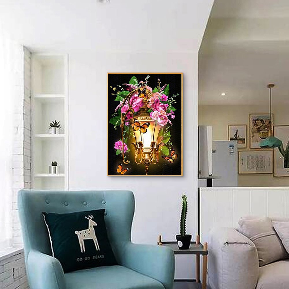 Diamond Painting - Full Round - Flower Lantern