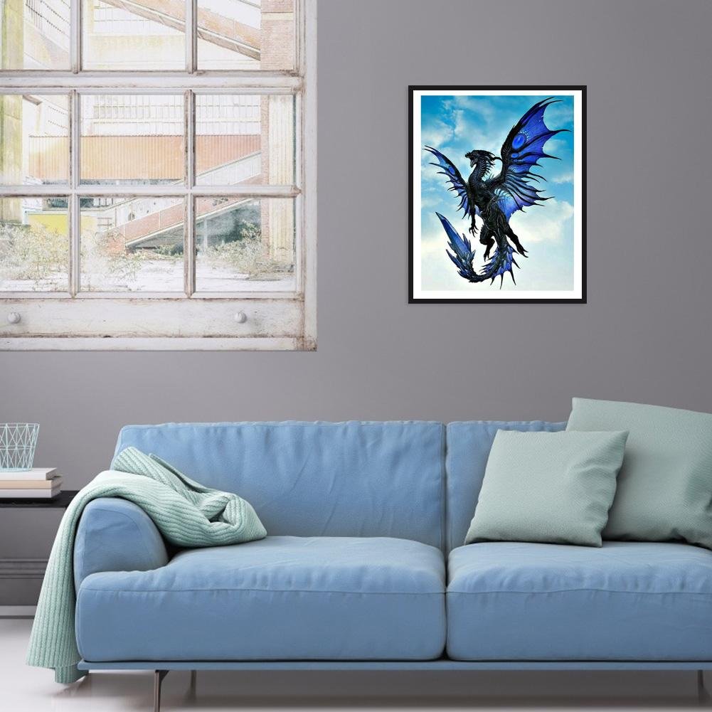 Diamond Painting - Full Round - Flying Dragon B