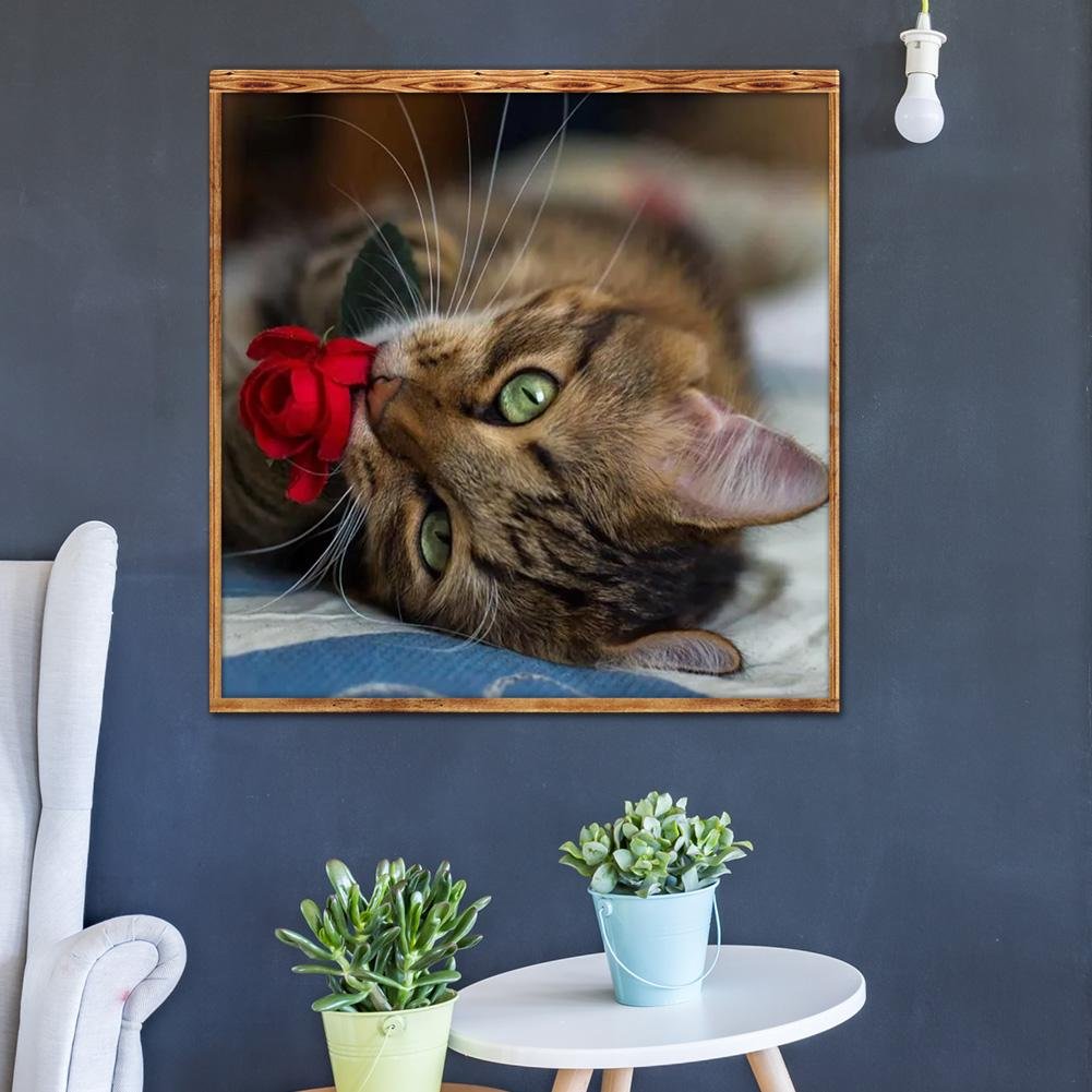 Diamond Painting - Full Round - Lovely Cat B