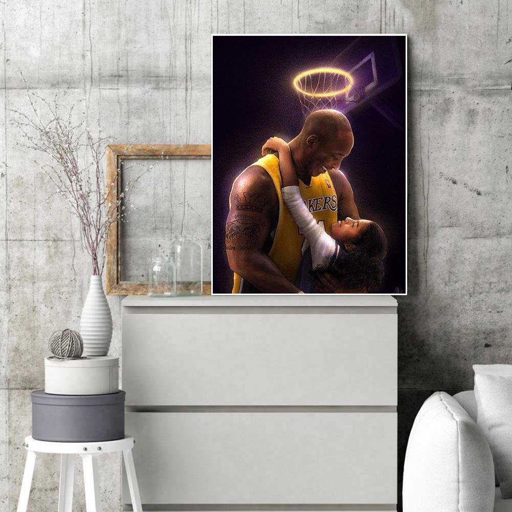 5D Diy Diamond Painting Kit Full Round Drill Kobe Bryant
